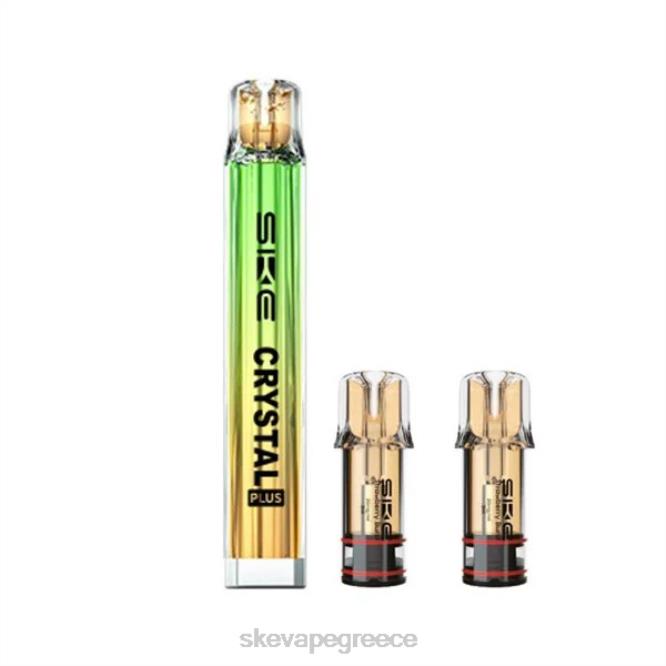 crystal vapes συν κιτ λοβών Aurora green pod kit - SKE vape crystal 26HNJ17 SKE